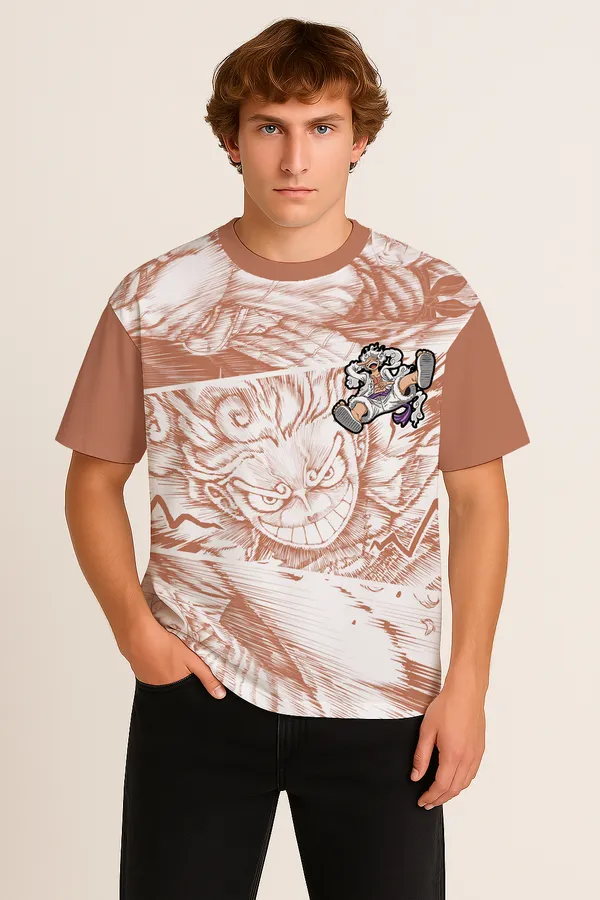 Peach_Premium_Fabric_Oversized_Printed_T_Shirt_For_Men