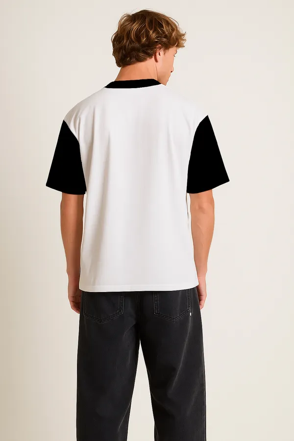 White_Premium_Fabric_Oversized_Printed_T_Shirt_For_Men