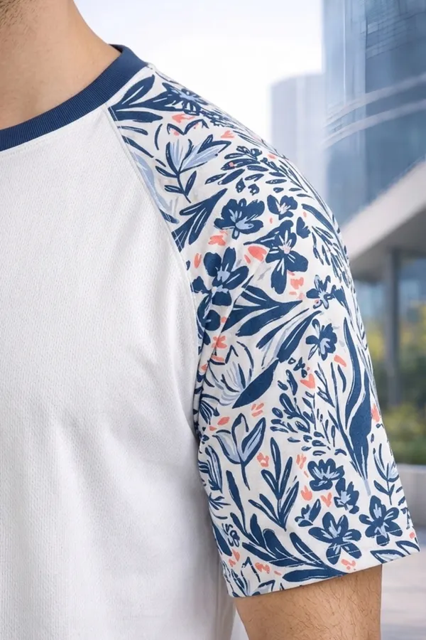 White_Premium_Fabric_Oversized_Printed_T_Shirt_For_Men