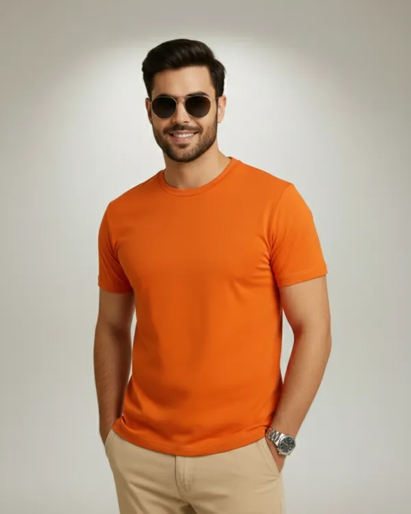 Premium_Cotton_Fabric_Regular_Round_Neck_Solid_T_Shirt_For_Men