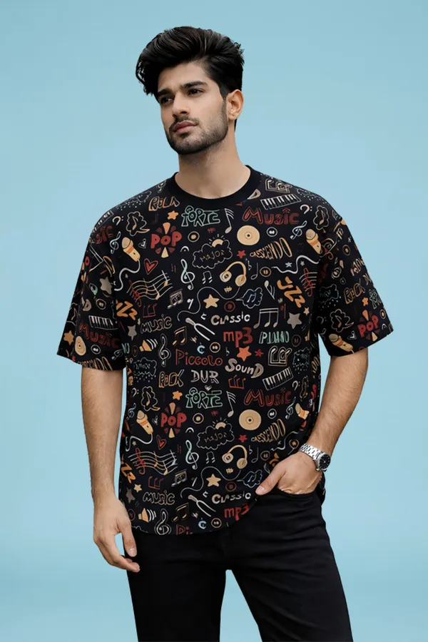 Black_Premium_Fabric_Oversized_Printed_T_Shirt_For_Men