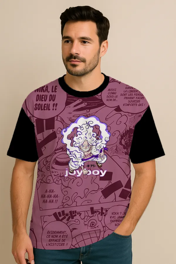 Pink_Premium_Fabric_Oversized_Printed_T_Shirt_For_Men