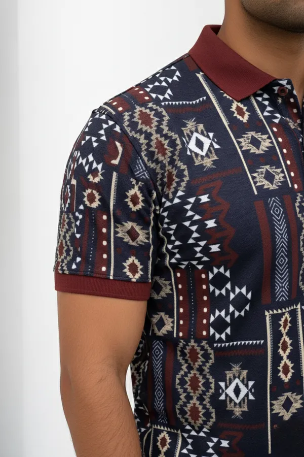 Multicolor_Premium_Fabric_Regular_Printed_Polo_T_Shirt_For_Men