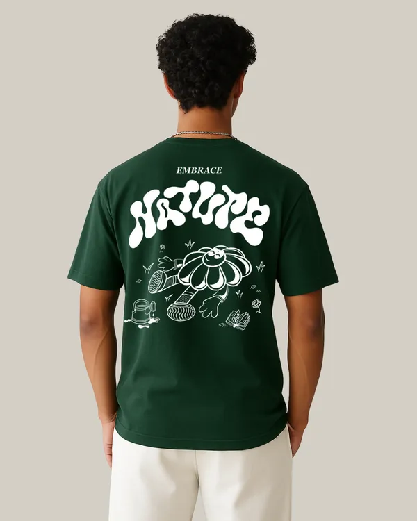 Dark_Green_Premium_Cotton_Fabric_Regular_Round_Neck_T_Shirt_For_Men