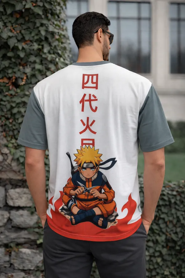 White_Premium_Fabric_Oversized_Printed_T_Shirt_For_Men