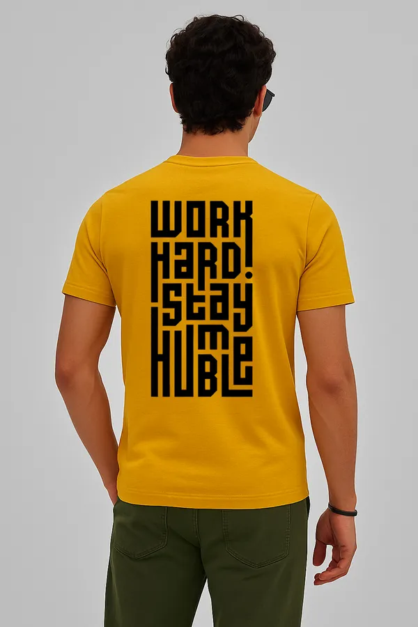 Yellow_Premium_Cotton_Fabric_Regular_Round_Neck_T_Shirt_For_Men