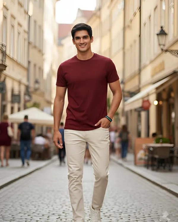 Premium_Cotton_Fabric_Regular_Round_Neck_Solid_T_Shirt_For_Men
