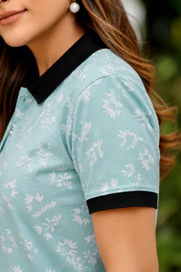 Womens_Floral_Motif_Polo_T-Shirt_Sky_Blue