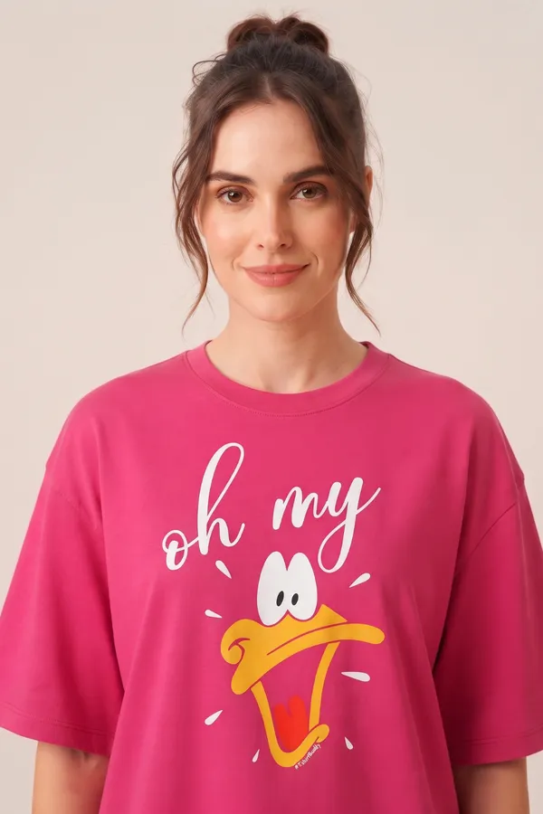 Womens_Pink_Cute_Casual_Streetwear_T-Shirt