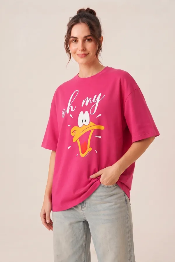 Womens_Pink_Cute_Casual_Streetwear_T-Shirt