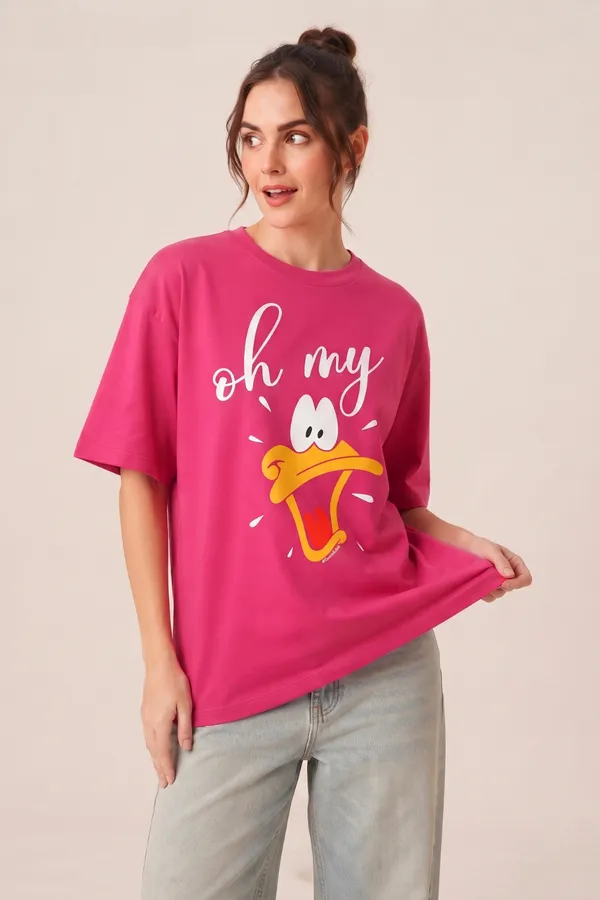 Womens_Pink_Cute_Casual_Streetwear_T-Shirt