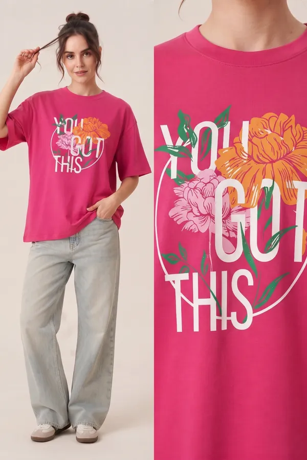 Womens_Pink_Floral_Graphic_Printed_Oversized_T-Shirt