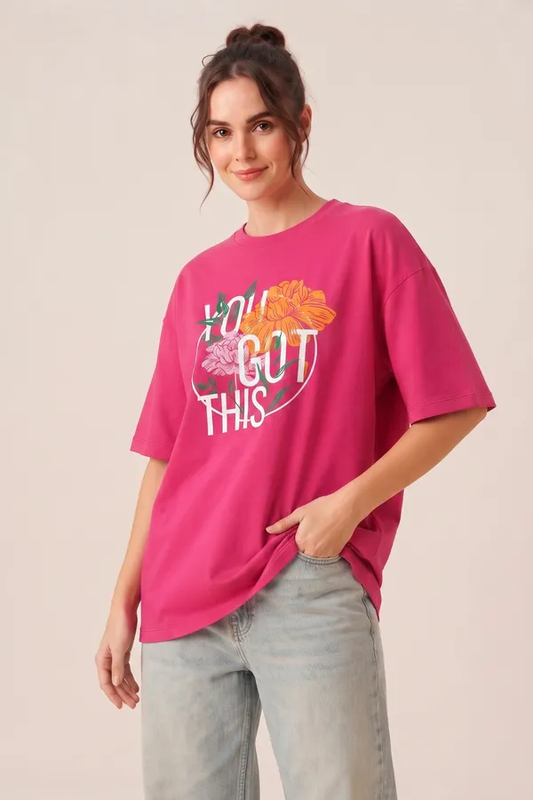 Womens_Pink_Floral_Graphic_Printed_Oversized_T-Shirt