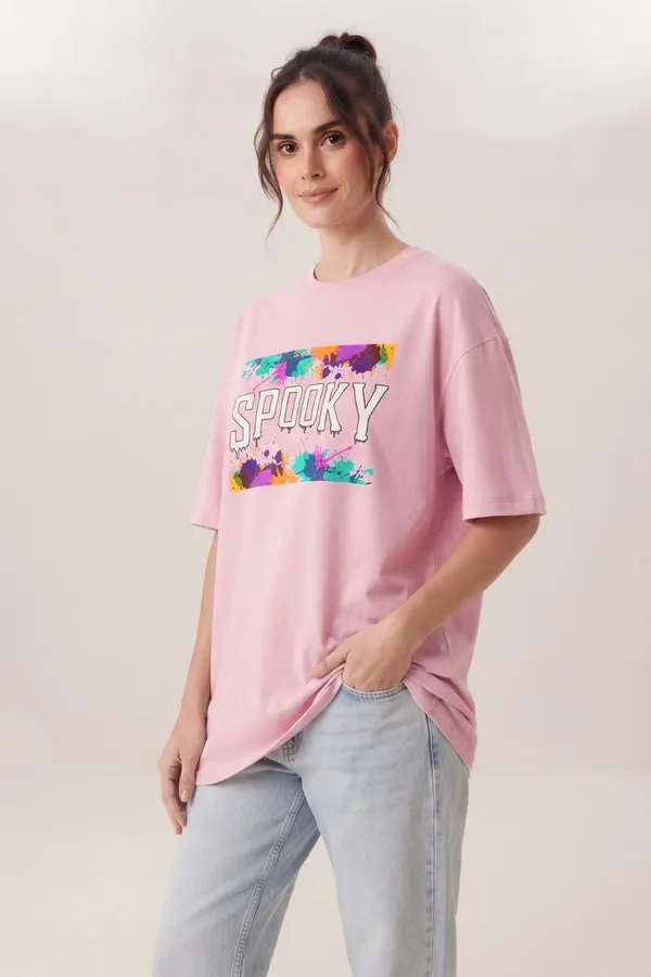 Womens_Light_Pink_Spooky_Graphic_Printed_Oversized_T-Shirt