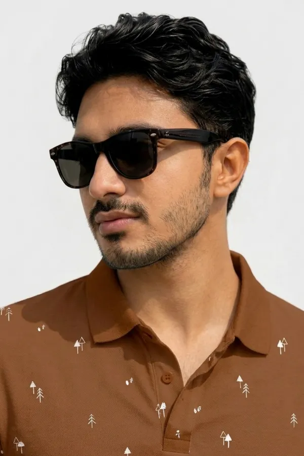 Tshirtsbuddy_Mens_Rustic_Brown_Polo_T-Shirt
