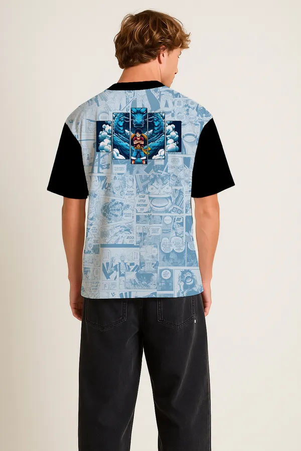 Sky_Blue_Premium_Fabric_Oversized_Printed_T_Shirt_For_Men