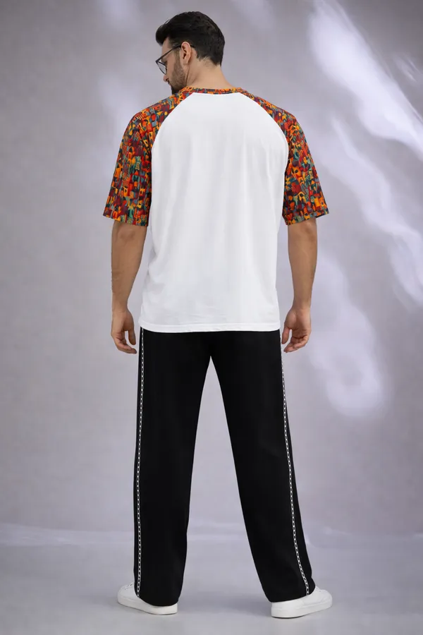 White_Premium_Fabric_Oversized_Printed_T_Shirt_For_Men