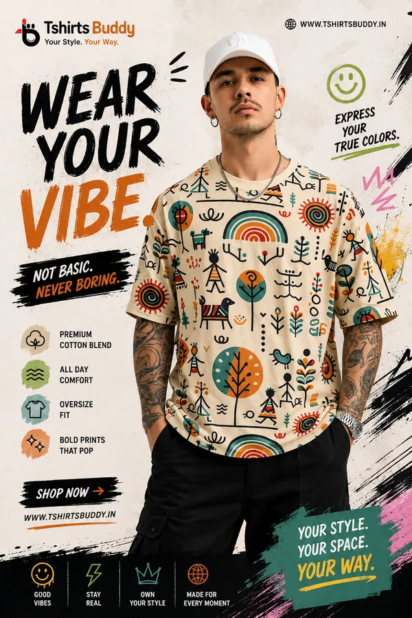 Cream_Premium_Fabric_Oversized_Printed_T_Shirt_For_Men