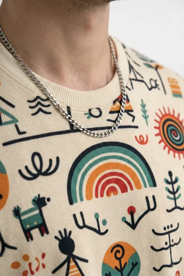 Cream_Premium_Fabric_Oversized_Printed_T_Shirt_For_Men