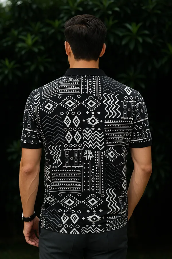 Black_Premium_Fabric_Regular_Printed_Polo_T_Shirt_For_Men