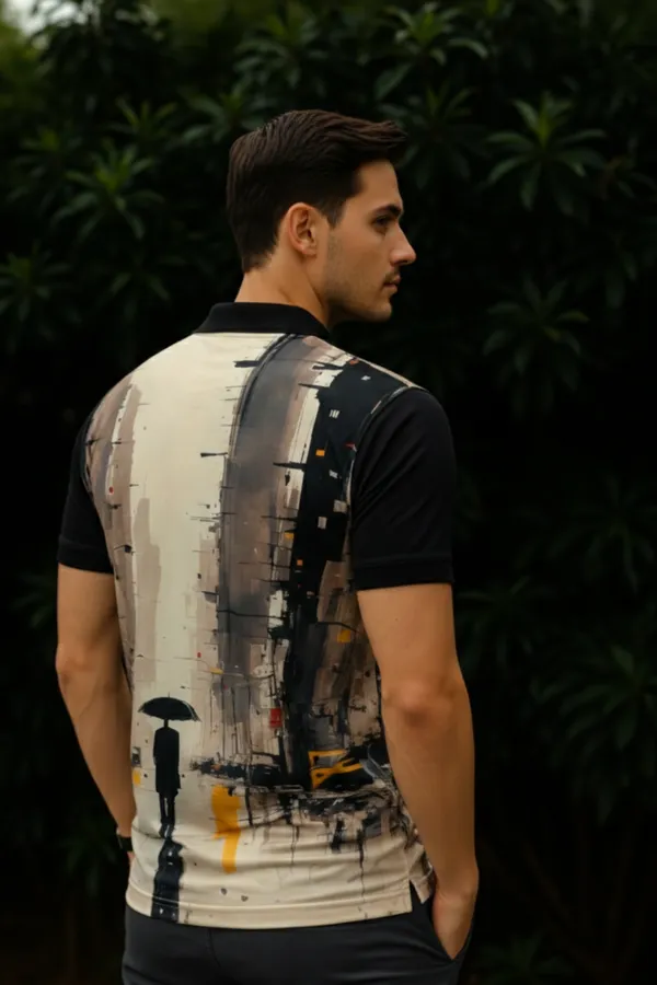 Tshirtsbuddy_Mens_Abstract_Cityscape_Print_Polo_Shirt_For_Men