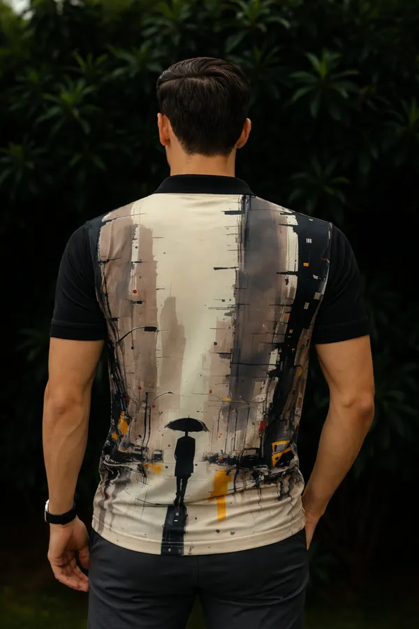 Tshirtsbuddy_Mens_Abstract_Cityscape_Print_Polo_Shirt_For_Men