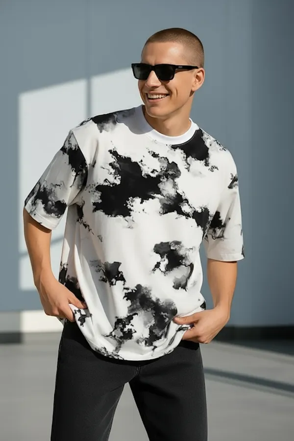 White_Premium_Fabric_Oversized_Printed_T_Shirt_For_Men