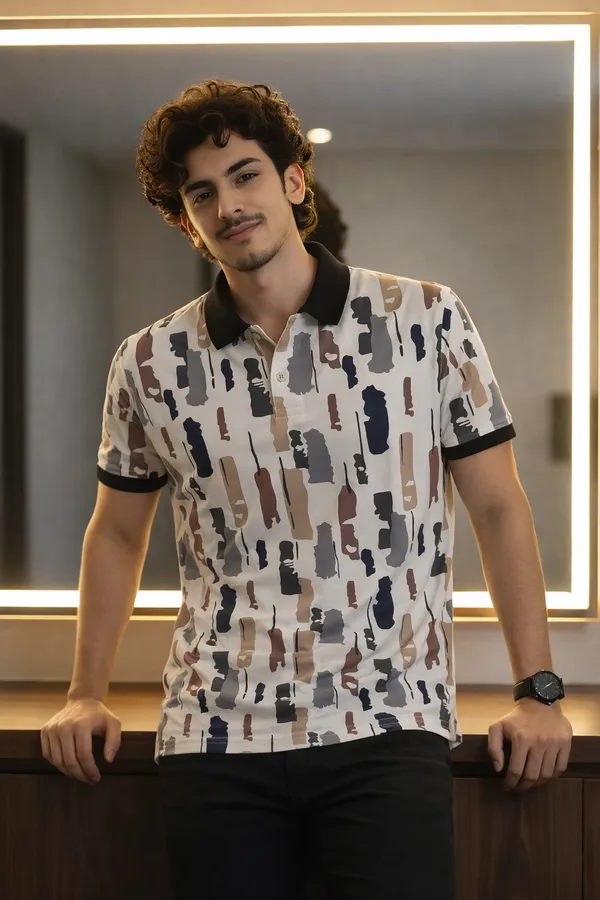 Multicolor_Premium_Fabric_Regular_Printed_Polo_T_Shirt_For_Men