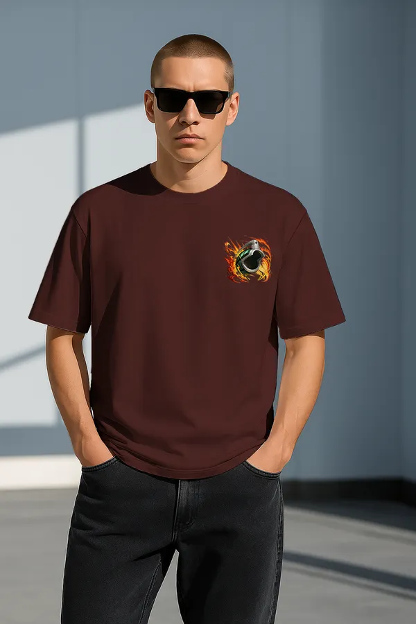 Brown_Premium_Fabric_Oversized_Printed_T_Shirt_For_Men