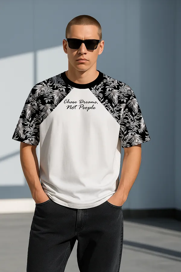 White_Premium_Fabric_Oversized_Printed_T_Shirt_For_Men