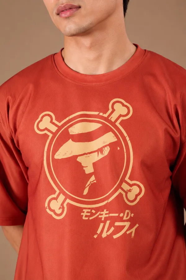 Orange_Premium_Fabric_Oversized_Printed_T_Shirt_For_Men