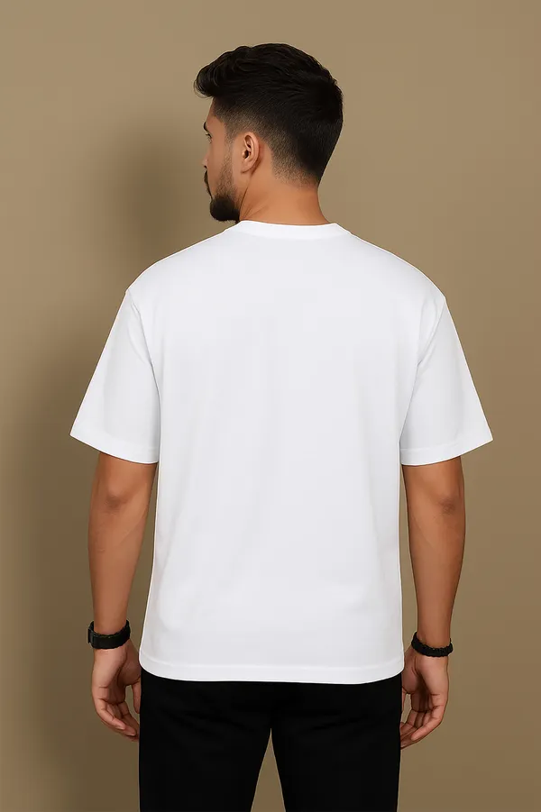 White_Premium_Cotton_Fabric_Regular_Round_Neck_T_Shirt_For_Men