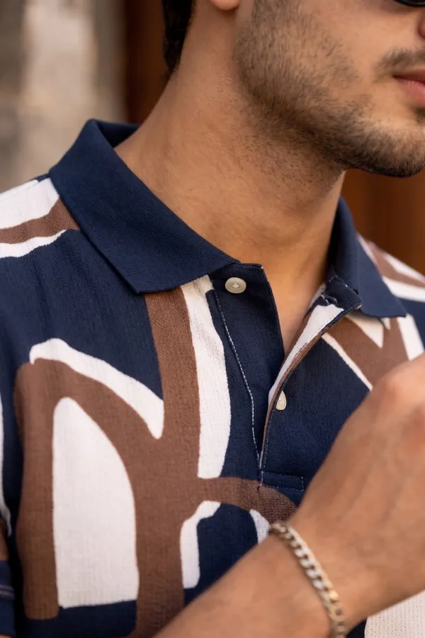 tshirtsbuddy_Men's_Geometric_Brushstroke_Pattern_Polo_T-Shirt
