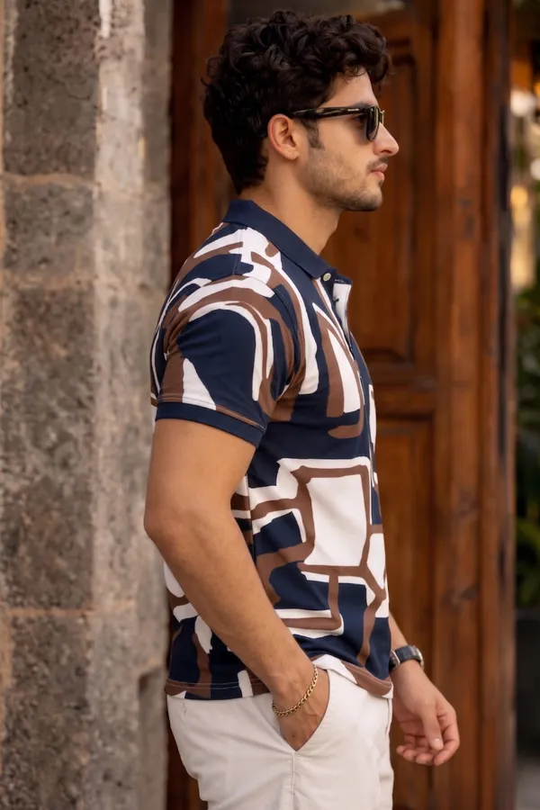 tshirtsbuddy_Men's_Geometric_Brushstroke_Pattern_Polo_T-Shirt