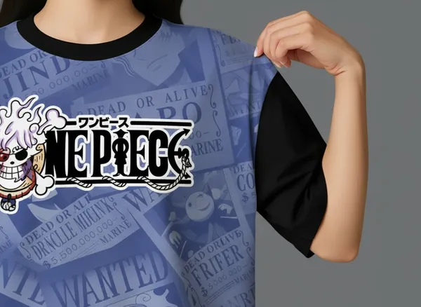 Blue_Premium_Fabric_Printed_Oversized_Fit_T_Shirt_For_Women