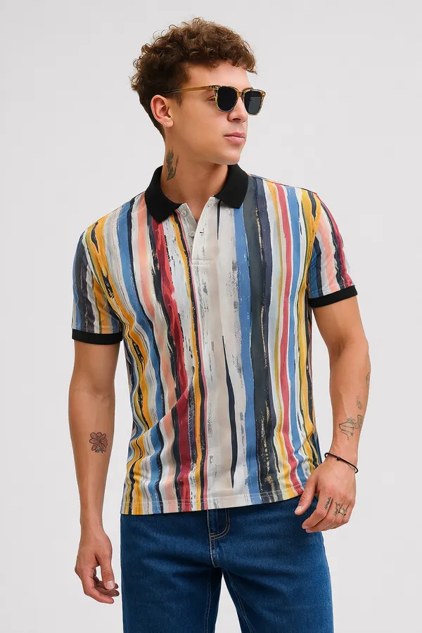 Multicolor_Premium_Fabric_Regular_Printed_Polo_T_Shirt_For_Men