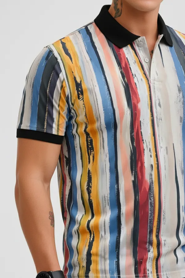 Multicolor_Premium_Fabric_Regular_Printed_Polo_T_Shirt_For_Men