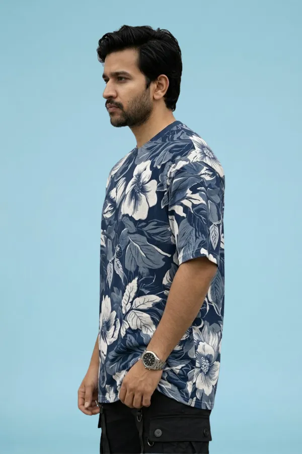 Sky_Blue_Premium_Fabric_Oversized_Printed_T_Shirt_For_Men
