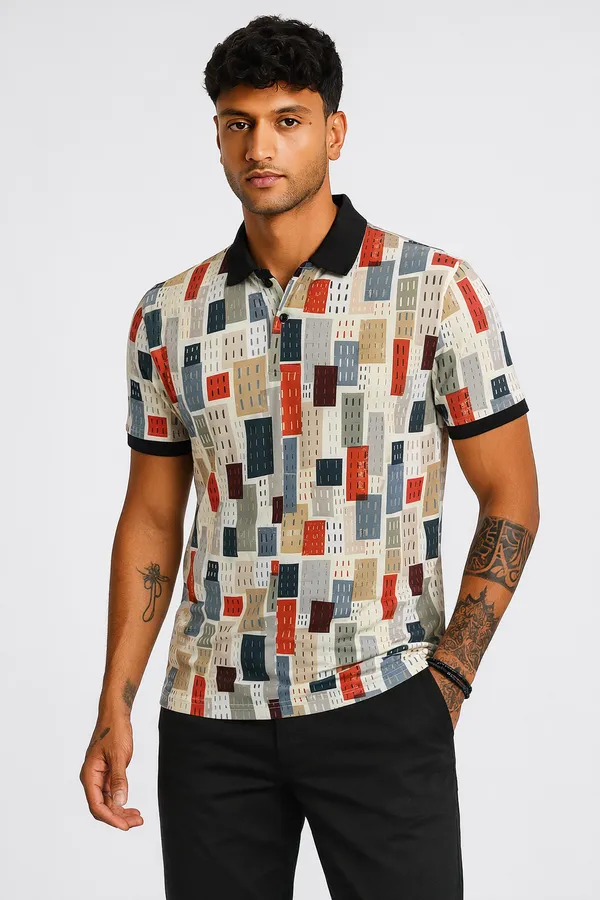 Multicolor_Premium_Fabric_Regular_Printed_Polo_T_Shirt_For_Men