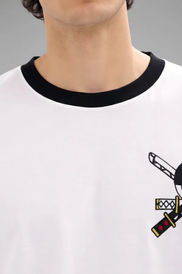 White_Premium_Fabric_Oversized_Printed_T_Shirt_For_Men