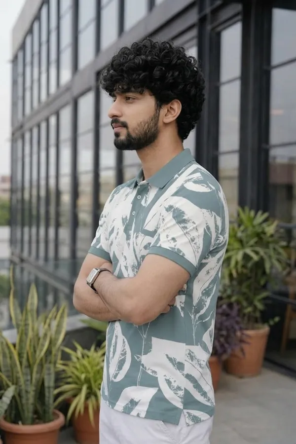 TshirtsBuddy_Mens_Rustic_Distressed_White_Leaf_Print_Polo_Tshirt