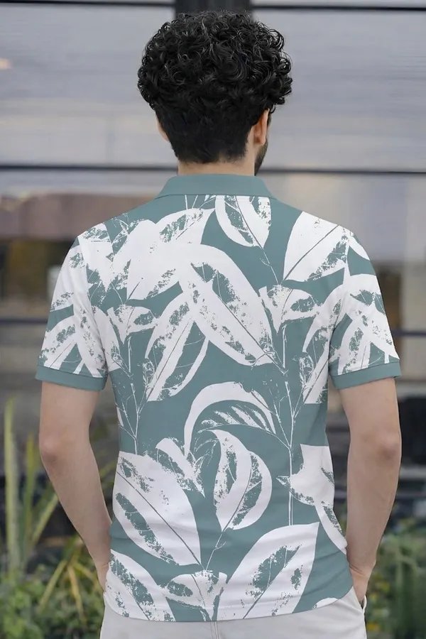 TshirtsBuddy_Mens_Rustic_Distressed_White_Leaf_Print_Polo_Tshirt