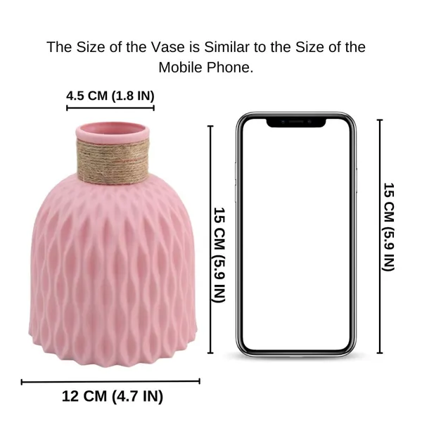 Premium_Decorative_Pink_Vase_(Only_Vase_No_Flowers)