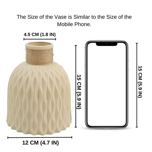 Premium_Decorative_Beige_Vase_(Only_Vase_No_Flowers)