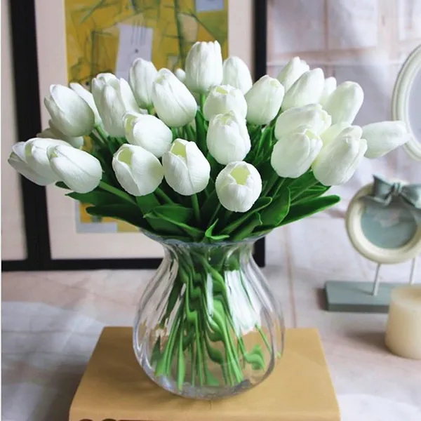 Artificial_Tulip_Flowers_Bunch_Set_of_5_Stems_|_Real_Touch_White_Tulips_for_Home_Decor,_Table_Centrepiece,_Office_&_Gifting
