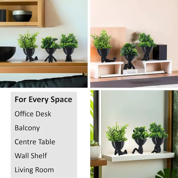 Pack_Of_3_Black_Cute_Human_Shaped_Planter_Pots_With_Artificial_Plants_Modern_Decorative_Figurine_Planters_For_Home_Or_Office