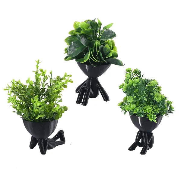 Pack_Of_3_Black_Cute_Human_Shaped_Planter_Pots_With_Artificial_Plants_Modern_Decorative_Figurine_Planters_For_Home_Or_Office
