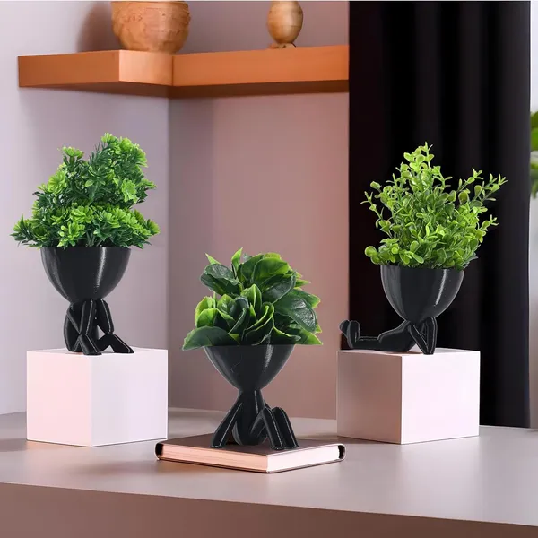 Pack_Of_3_Black_Cute_Human_Shaped_Planter_Pots_With_Artificial_Plants_Modern_Decorative_Figurine_Planters_For_Home_Or_Office