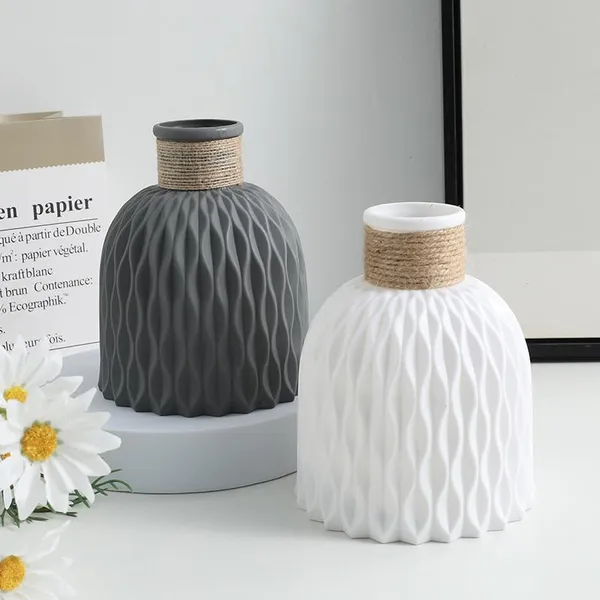 Premium_Decorative_Grey_Vase_(Only_Vase__No_Flowers)