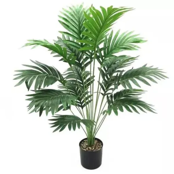 2.5_Feet_Lifelike_Artificial_Palm_Plant_in_Matte_Black_Pot_Elegant_Green_Decor_for_Indoors